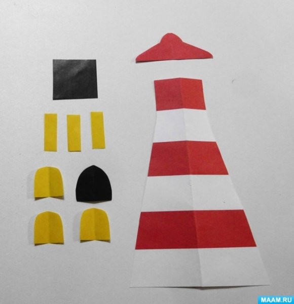 Поделка Маяк объемная