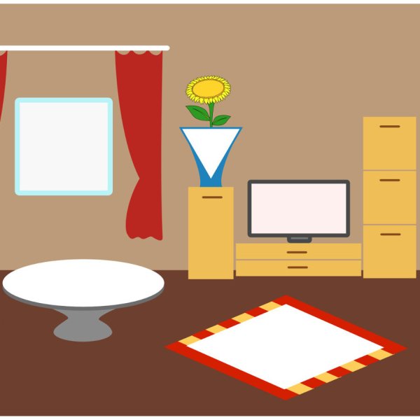 Аппликация комната