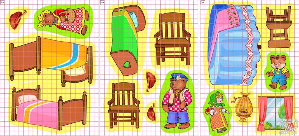 Аппликация на тему мебель