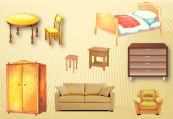 Рисование в старшей группе на тему мебель