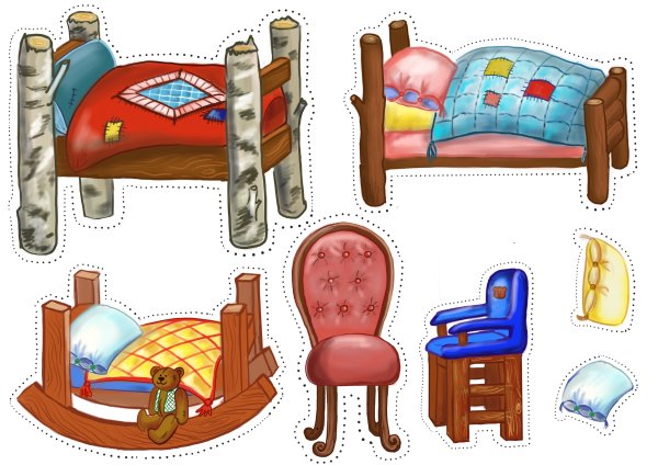 Кроватка из сказки три МЕДВЕ