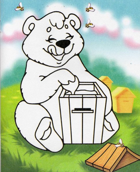 Медведь аппликация для детей