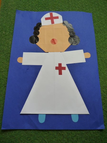 Аппликация на тему профессии