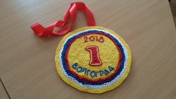 Медаль из пластилина