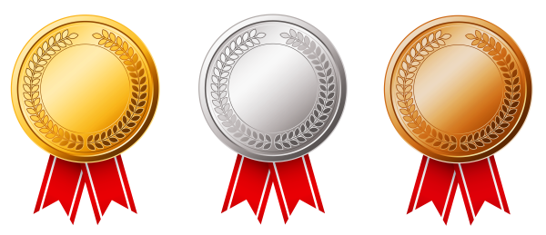 Золото серебро бронза