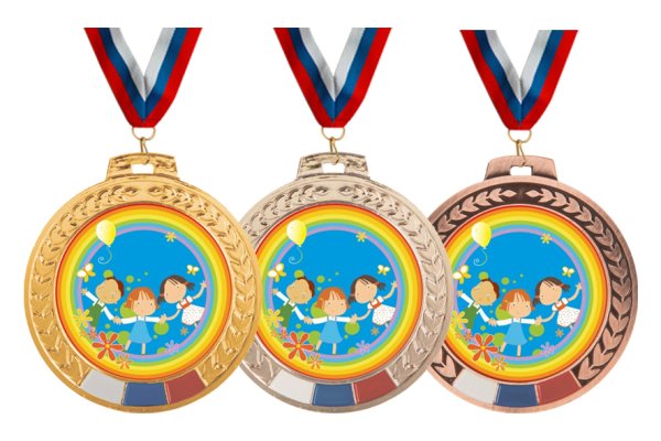 Медали для детей спортивные