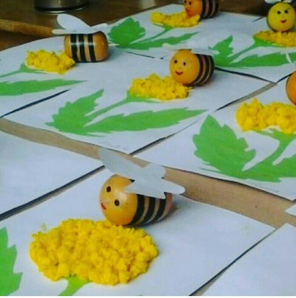 Поделки в младшей группе летом