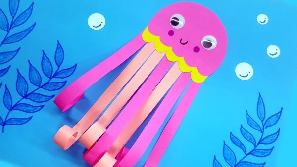 Поделка осьминог из бумаги