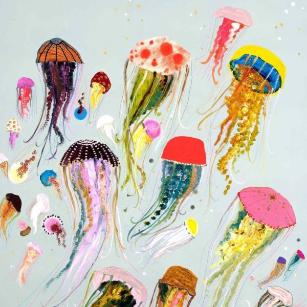 Аппликация медуза