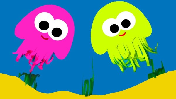 Аппликация медуза