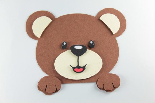 Объемная аппликация Медвежонок