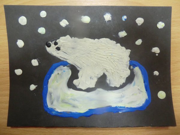 Подделка белый медведь