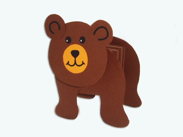 Объемная аппликация Медвежонок