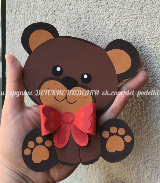 Поделка мишка