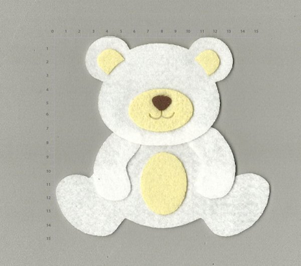 Аппликация мишка