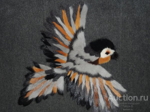 Аппликация из меха
