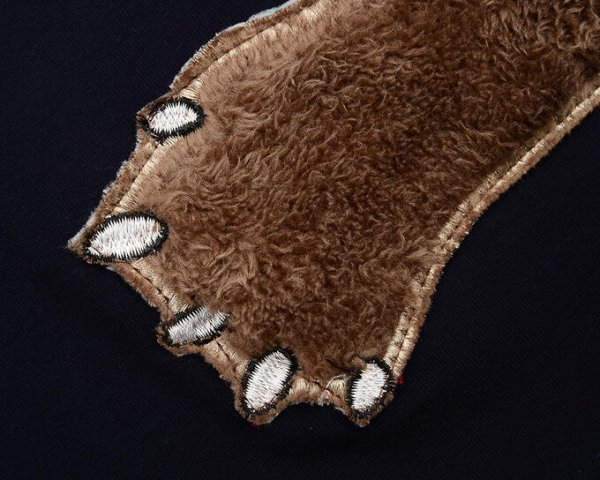 Аппликация из меха на одежде