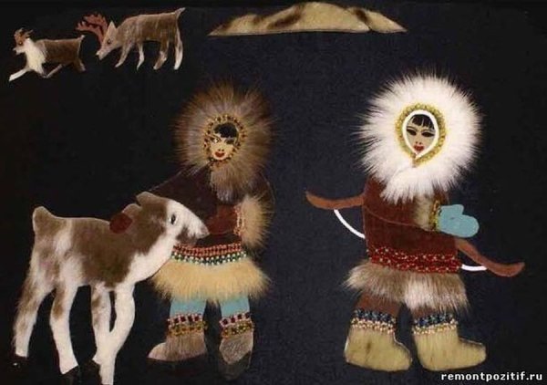 Сувениры из оленьего меха