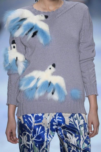 Декорирование одежды мехом