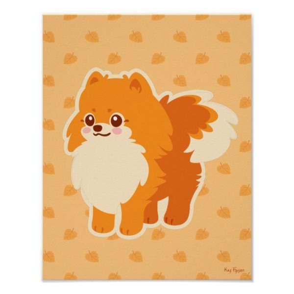 Шпиц мультяшный