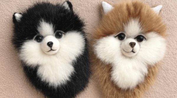 Меховые нашивки в виде зверей