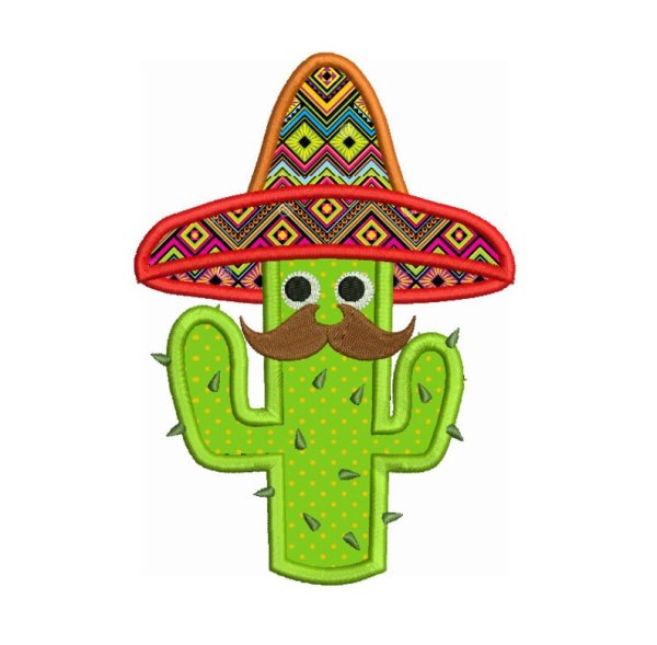 Шаблон Кактус мексиканский