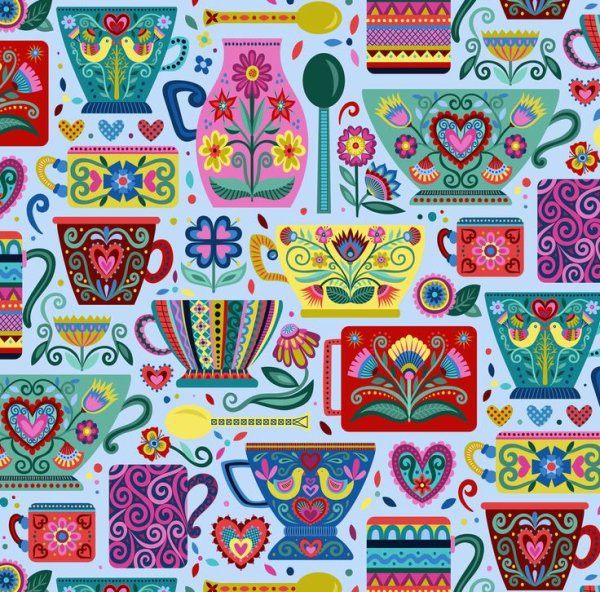 Этно орнамент Мексика