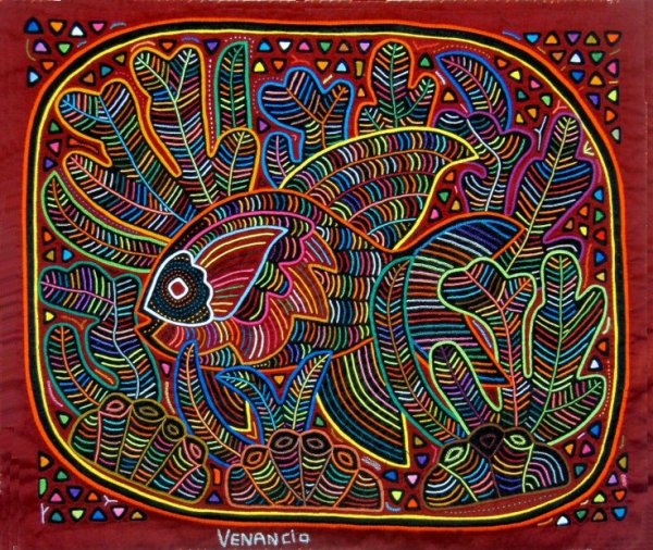 Индейские аппликации Molas мола