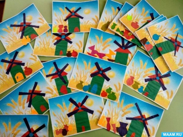 Аппликация в подготовительной группе на тему