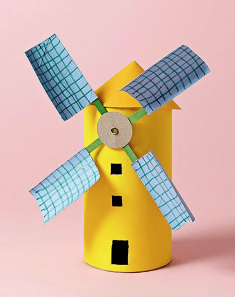 Поделка мельница