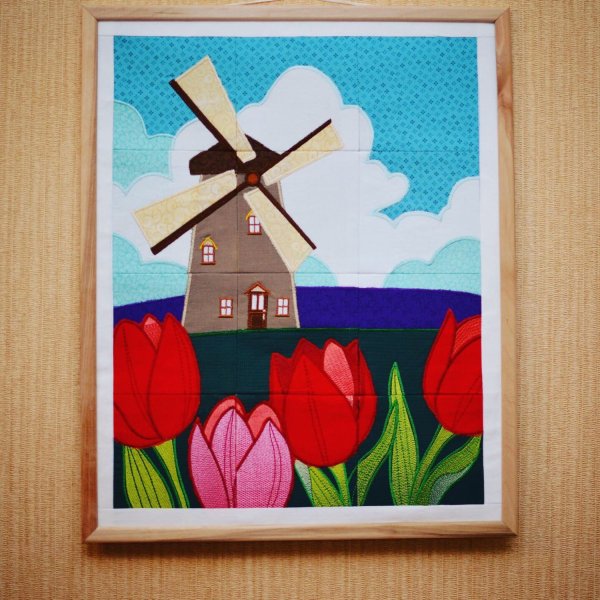 Панно мельница