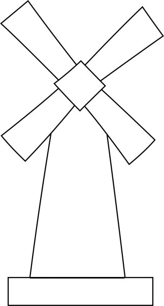 Мельница шаблон