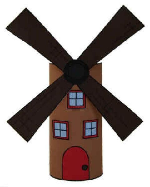 Бумажная ветряная мельница