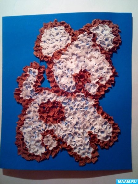 Аппликация методом обрыва