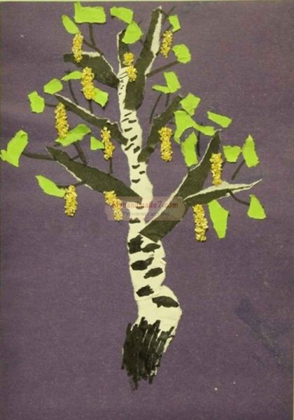 Аппликация Весна