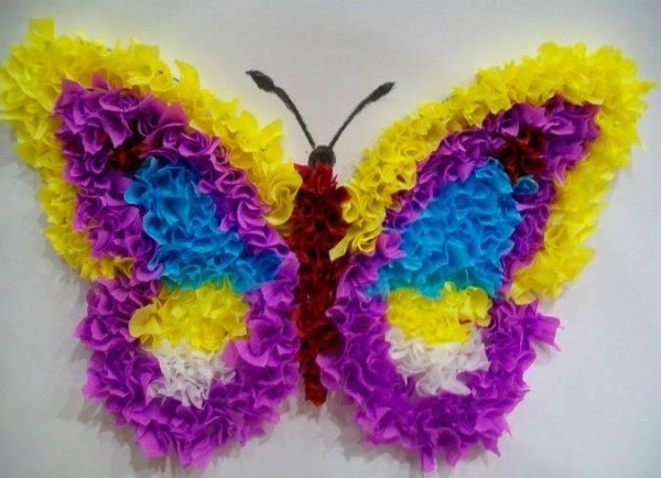 Торцевание из салфеток для детей