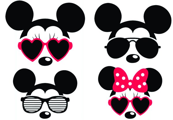 Микимаус шаблон