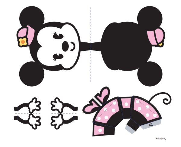 Поделка Микки Маус из бумаги