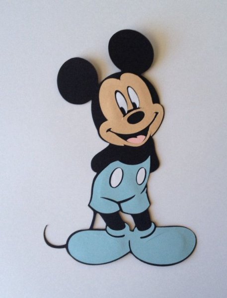 Микки Маус голубой