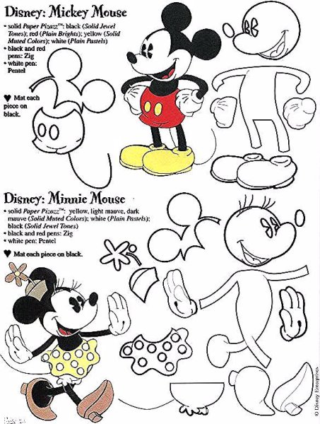 Аппликация Минни Маус