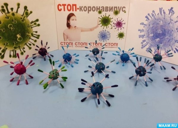 Картинка микробы для детей в детском саду от воспитателя