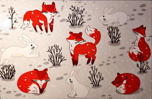 Животные зимой для детей