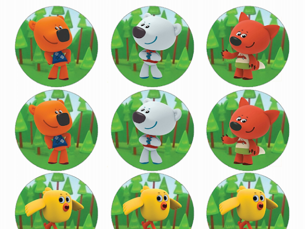 Наклейки с Мимимишками