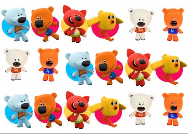 Мишки Мимимишки герои