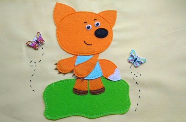 Лисичка МИМИМИШЕК аппликация