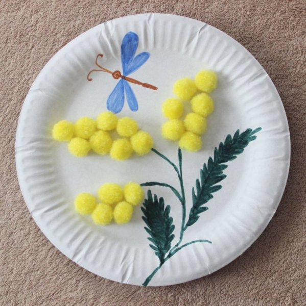 Поделки из одноразовых тарелок