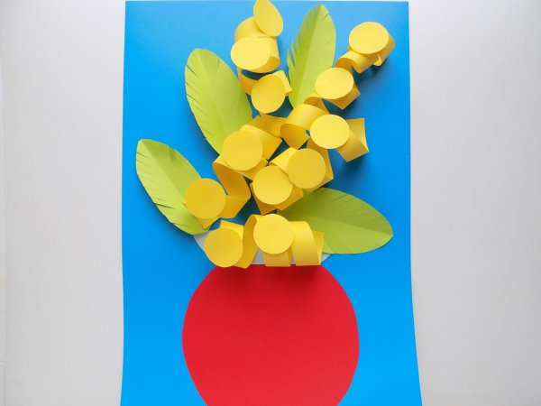 Объемные аппликации для детей