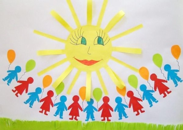 Аппликация ко Дню защиты детей