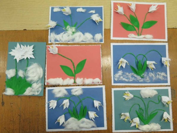 Аппликация Весна