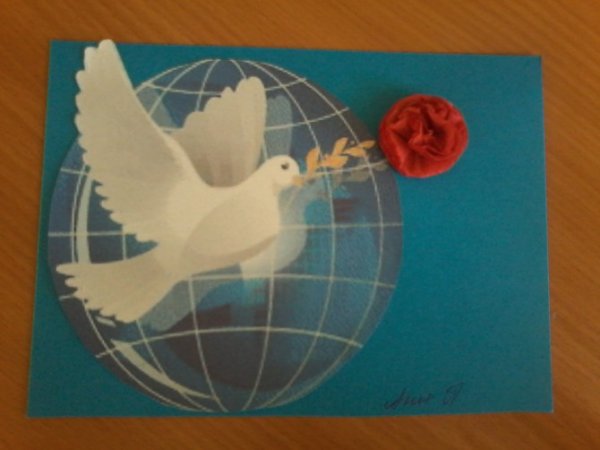 День мира аппликация